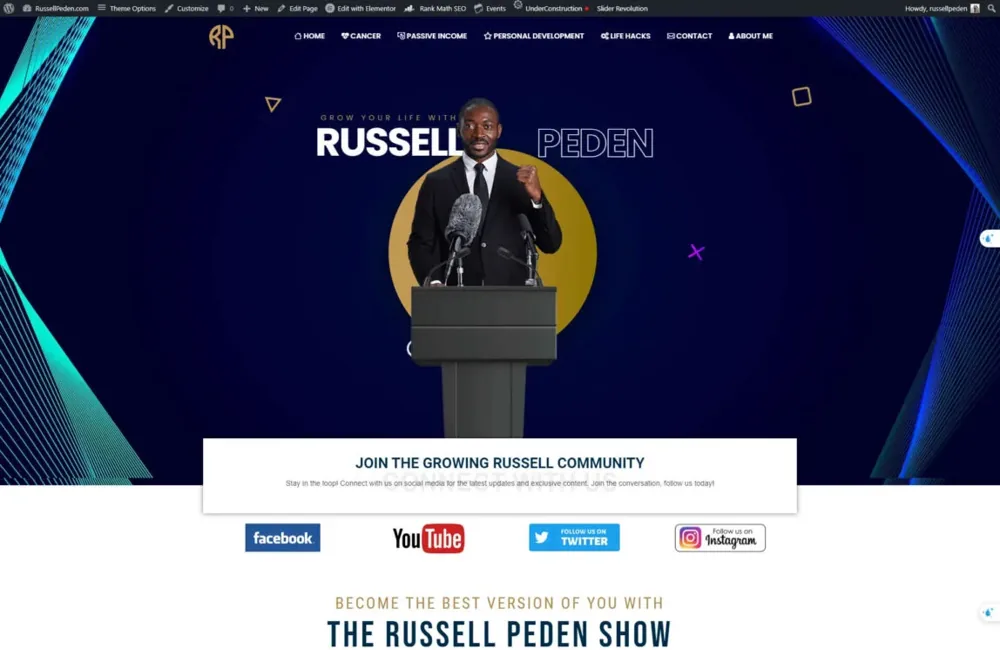 Podcast & Branding Website design published by Pixel Hover