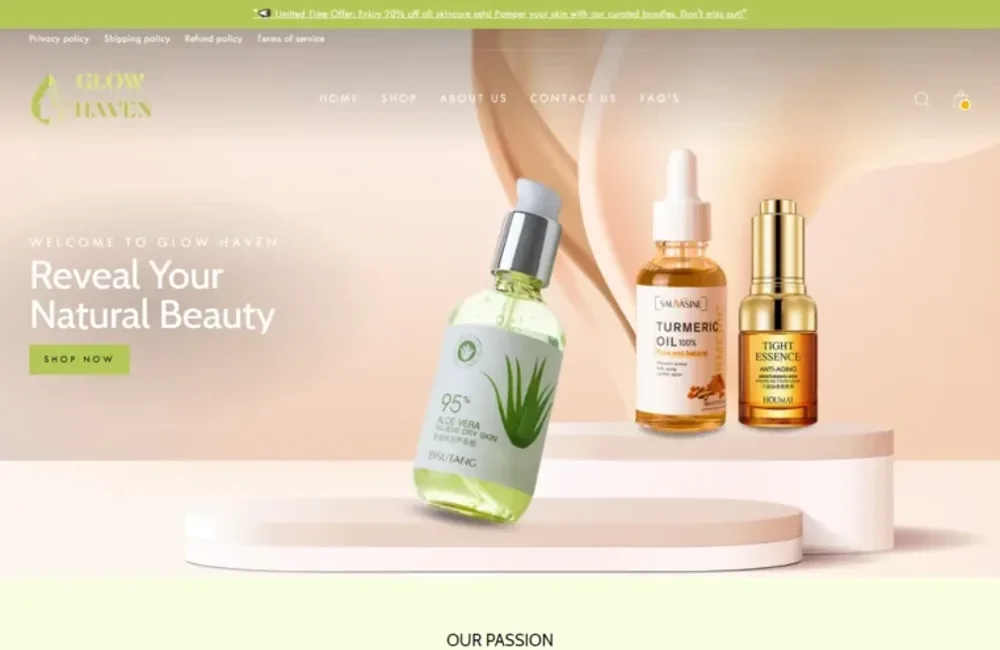 Shopify Redesign design published by Pixel Hover